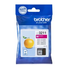 Buy Brother LC 3211M Magenta Ink Cartridge - 200 Pages of Vibrant Prints!